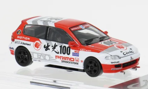 Honda Civic EG6, JTC, 1993, Idemitsu, #100, 1:64, BM Creations