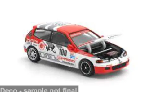 Honda Civic EG6, rot/weiss, 1:64, Pop Race