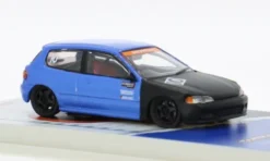 Honda Civic EG6 (Tarmac Works 10th Anniversary), blau/schwarz, 1:64, Tarmac Works
