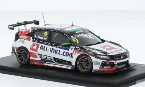 Honda Civic Type R TCR, WTCR, Nürburgring, 2020, All-Inkl.com Münnich Motorsport, #9, A.Tassi, 1:43, Spark