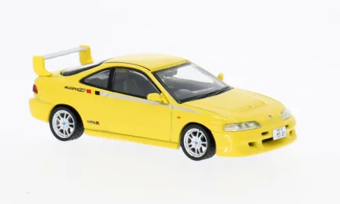 Honda Integra Type R DC2 Mugen, gelb, 1:64, Tarmac Works