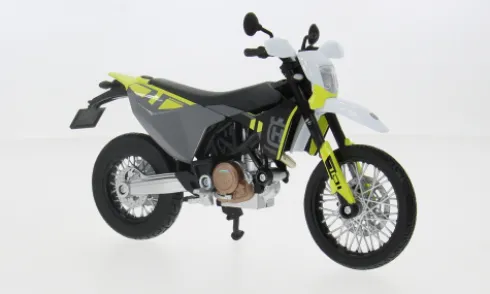 Husqvarna Husky 701 Supermoto, schwarz/weiss, 1:12, Maisto