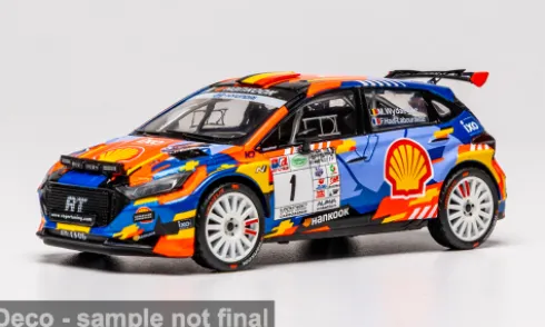 Hyundai i20 N Rally2, Rallye du Pays Vençois, 2025, #1, M.Wydaeghe/F.Haut-Labourdette, 1:43, IXO