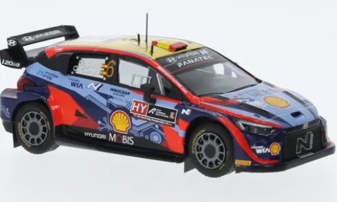 Hyundai i20 N Rally1, Rallye WM, Rally Acropolis, 2022, #6, D.Sordo/C.Carrera, 1:43, IXO