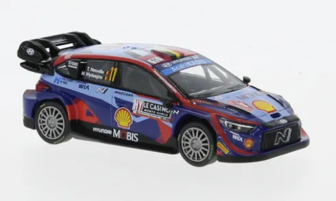 Hyundai i20 N Rally1, Rallye WM, Rallye Monte Carlo, 2023, #11, T.Neuville/M.Wydaeghe, 1:64, Mini GT