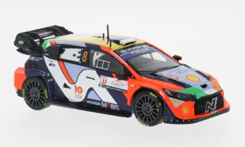 Hyundai i20 N Rally1, WRC, Rally Croatia, 2024, #8, O.Tanak/M.Jarveoja, 1:43, IXO