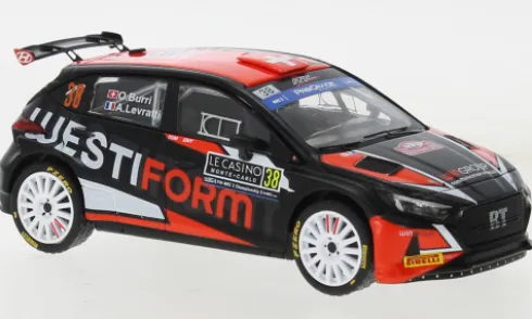 Hyundai i20 N Rally2, WRC2, Rally Monte Carlo, 2023, #38, O.Burri/A.Levratti, 1:43, IXO