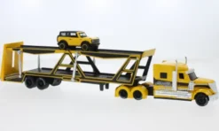 International Autotransporter, gelb/schwarz, 1:64, Maisto