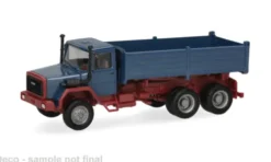Iveco Hauber, blau/dunkelrot, 1:87, Herpa