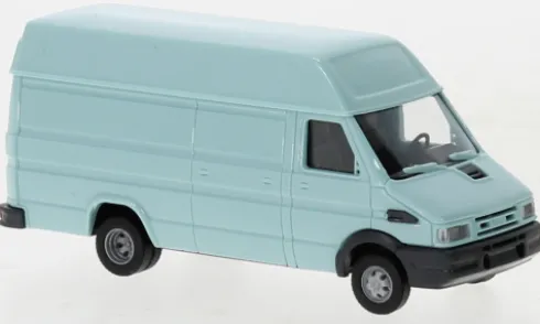Iveco Kastenwagen, helltürkis, 1996, 1:87, Busch