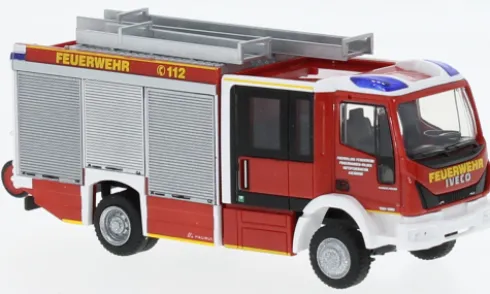 Iveco Magirus HLF Team Cab, Feuerwehr Asendorf, 1:87, Rietze