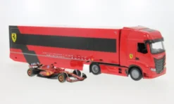 Iveco S-Way 570, rot, Formel 1, Ferrari, #16, C.Leclerc, 1:43, Bburago