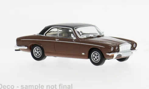 Jaguar XJ-C, dunkelbraun/schwarz, 1973, 1:87, PCX87
