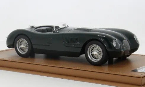 Jaguar C-Type, dunkelgrün, 1953, 1:18, Tecnomodel