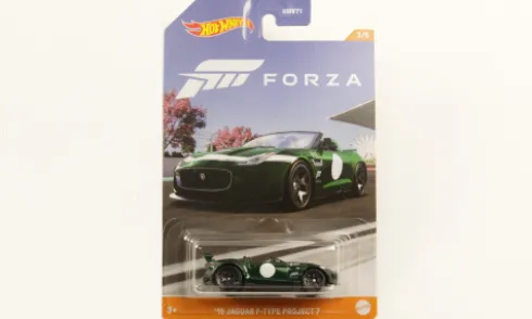 Jaguar F-Type Project 7, dunkelgrün, 2015, Forza, 1:64, Hot Wheels