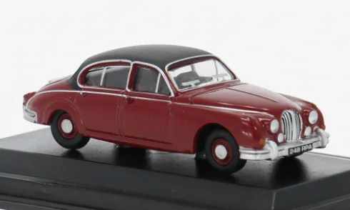 Jaguar MK II, rot/schwarz, 1967, 1:76, Oxford