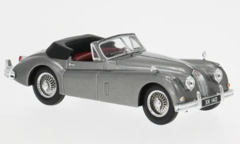 Jaguar XK 140 Cabriolet, dunkelgrau, 1956, 1:43, IXO