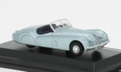 Jaguar XK120, hellblau, 1:76, Oxford