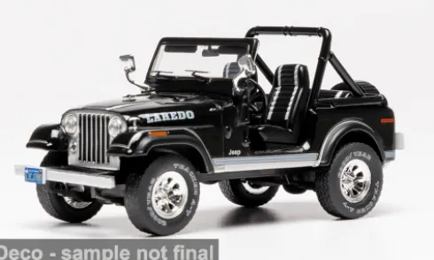 Jeep CJ-7 Laredo, schwarz, 1980, 1:43, IXO