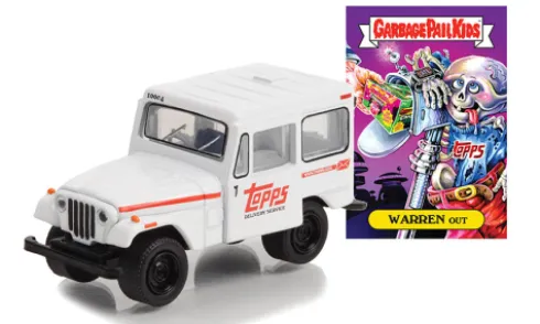 Jeep DJ-5, weiss, 1975, Garbage Pail Kids - Warren Out, 1:64, Greenlight