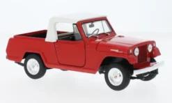 Jeep Jeepster Commando Pick Up, rot, 1967, 1:24, Welly