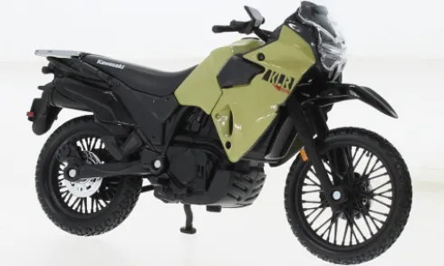 Kawasaki KLR 650, hellbraun, 2021, 1:18, Maisto