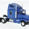 Kenworth T 600, blau/schwarz, 1984, 1:87, Brekina