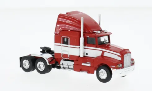 Kenworth T 600, rot/weiss, 1984, 1:87, Brekina