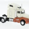 Kenworth T 600, weiss/orange, 1984, 1:87, Brekina