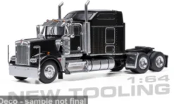Kenworth W900 Sleeper Cab, schwarz, 1990, 1:64, IXO