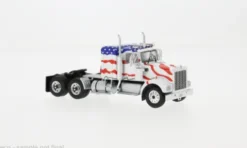Kenworth W925, weiss/Dekor, 1970, 1:64, IXO
