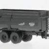 Krampe Big Body 650 Hinterkipper mit Silageaufsatz, schwarz, 1:87, Herpa