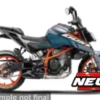 KTM 390 Duke, blau/grau, 1:18, Maisto
