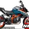 KTM 390 Duke, blau/orange, 1:12, Maisto