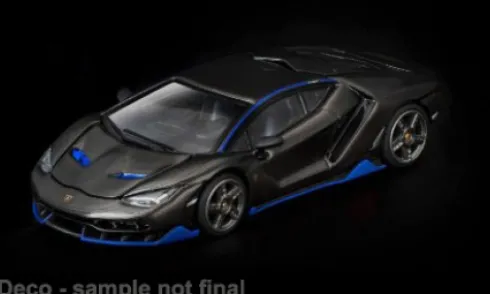 Lamborghini Centenario, carbon/blau, 1:64, Pop Race