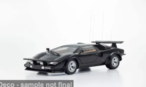 Lamborghini Countach LP 400 S, schwarz, 1:18, Kyosho