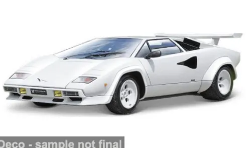 Lamborghini Countach, weiss, 1:64, Maisto