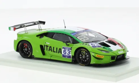 Lamborghini Huracan GT3 Evo, FIA Motorsport Games GT Sprint Cup, Paul Ricard, 2022, Team Italy, #63, M.Bortolotti, 1:43, Spark