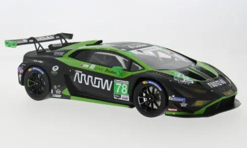 Lamborghini Huracan GT3 Evo2, IMSA, 24h Daytona, 2023, Forte Racing, #78, M.Goikhberg/B.Hites, 1:18, Top Speed