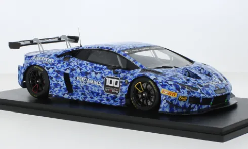 Lamborghini Huracan GT3 Evo, 2018, Squadra Corse, #100, 1:18, Spark
