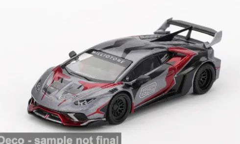 Lamborghini Huracan GT Ronin, grau/rot, 2025, 1:64, Mini GT
