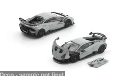 Lamborghini Huracan STO, hellgrau, 1:64, Pop Race