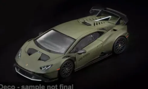 Lamborghini Huracan STO, oliv, 1:64, Pop Race