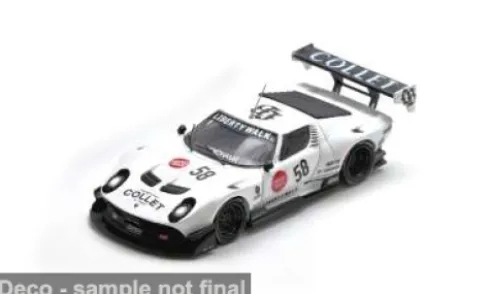 Lamborghini Miura GT, weiss/schwarz, LB-Silhouette Works, 1:64, INNO64