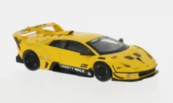 Lamborghini Murcielago LB-Silhouette Works GT Evo, gelb/schwarz, 2025, 1:64, Mini GT