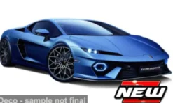 Lamborghini Temerario, blau, 1:43, Bburago