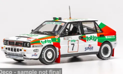 Lancia Delta Integrale 16V, Rally San Remo, 1987, #7, D.Cerrato/G.Cerri, 1:43, IXO