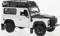 Land Rover Defender, weiss/schwarz, 1:24, Welly