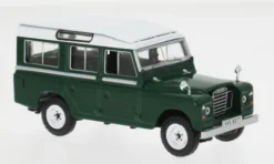 Land Rover Series III 109, dunkelgrün/weiss, 1978, 1:43, IXO