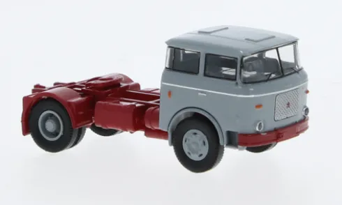 LIAZ 706 SZM, grau/dunkelrot, 1976, 1:87, Brekina